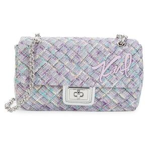 Karl Lagerfeld Agyness Boucle Handbag